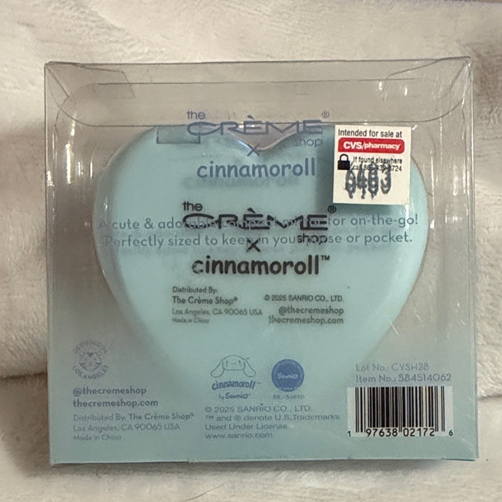 Sanrio Blue Cinnamoroll Dream Daisy Mirror Compact - Picture 4 of 6